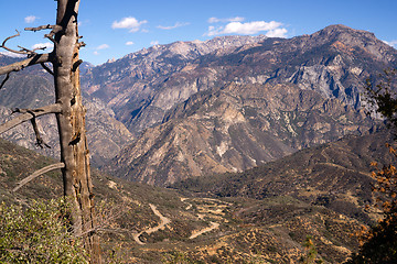Image showing King's Canyon California Sierra Nevada Range Outdoors
