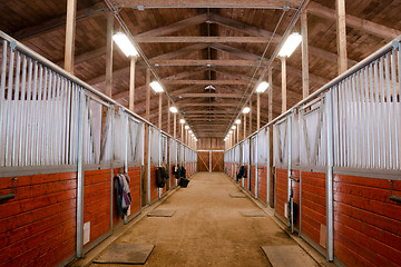 Image showing Horse Barn Animal Sport Paddock Equestrian Ranch Racing Stable