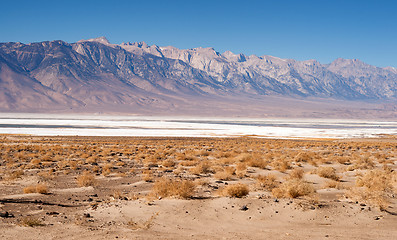 Image showing Muah Mountain Cirque Peak Sharknose Ridge Owens Lake California 