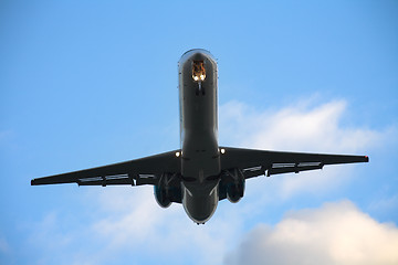 Image showing Landing airplane