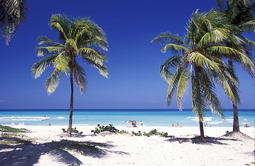 Image showing AMERICA CUBA VARADERO BEACH