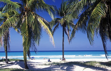 Image showing AMERICA CUBA VARADERO BEACH