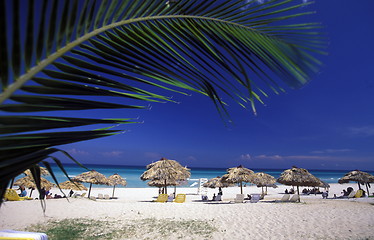 Image showing AMERICA CUBA VARADERO BEACH