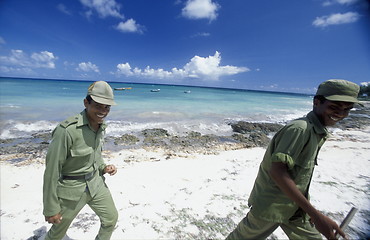 Image showing AMERICA CUBA VARADERO BEACH