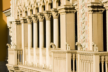 Image showing Venetian Style Balcony Columns