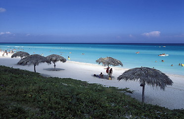 Image showing AMERICA CUBA VARADERO BEACH