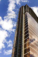 Image showing Front of the Mirrored Business Building