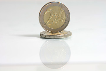 Image showing two euro coin