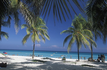 Image showing AMERICA CUBA VARADERO BEACH