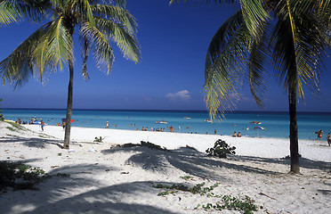 Image showing AMERICA CUBA VARADERO BEACH