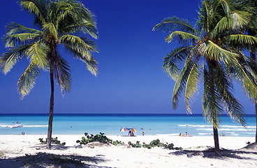 Image showing AMERICA CUBA VARADERO BEACH