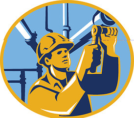 Image showing Pipefitter Maintenance Gas Worker Plumber