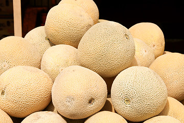 Image showing Melons for sale