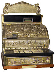 Image showing Vintage cash register