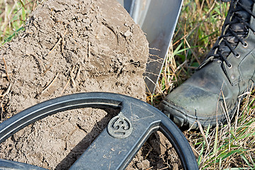 Image showing Antiquities found a metal detector.