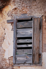 Image showing Boarded Window