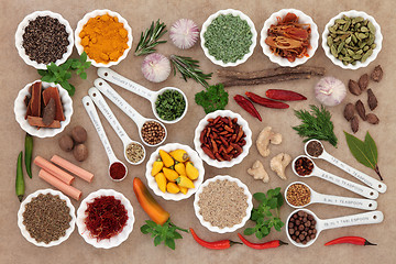 Image showing Herb and Spice Ingredients