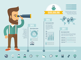 Image showing Technology Infographic Elements