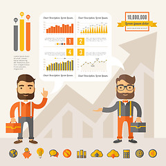 Image showing Technology Infographic Elements