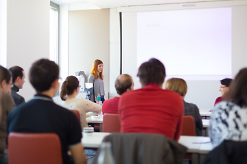 Image showing Lecture at university.