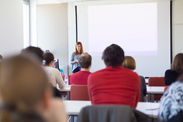 Image showing Lecture at university.