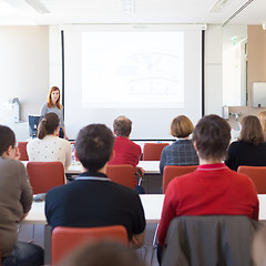 Image showing Lecture at university.