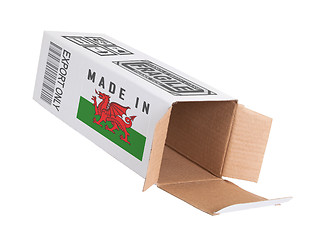 Image showing Concept of export - Product of Wales