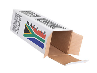 Image showing Concept of export - Product of South Africa