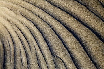 Image showing  abstract texture of a  dry sand and 
