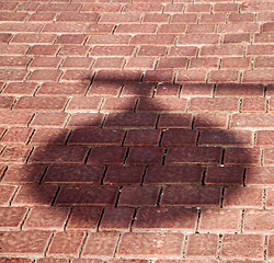 Image showing abstarct spain street lamp shadow arrecife