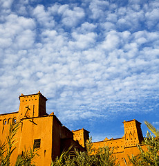 Image showing africa in morocco the old contruction and the historical village