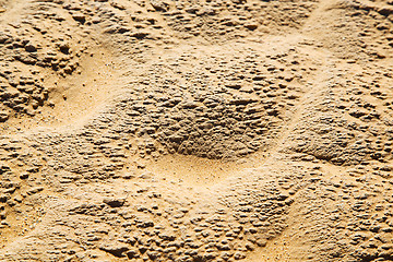 Image showing brown dry sand in sahara 