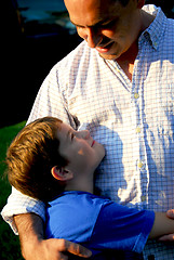 Image showing Father son happy