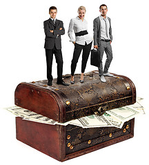 Image showing Business team and USA Dollars