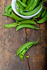 Image showing hearthy fresh green peas 