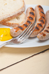 Image showing traditional German wurstel sausages