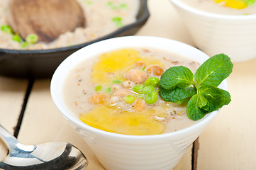 Image showing Hearty Middle Eastern Chickpea and Barley Soup