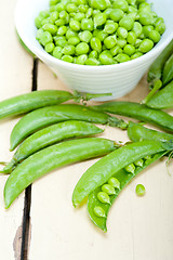 Image showing hearthy fresh green peas 