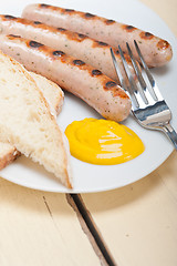 Image showing traditional German wurstel sausages