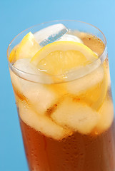 Image showing Lemon iced tea