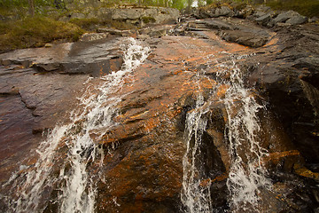 Image showing Taiga flowing spring river