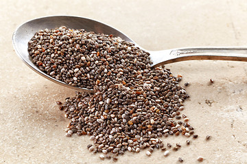 Image showing heap of chia seeds