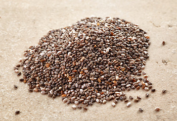 Image showing heap of chia seeds