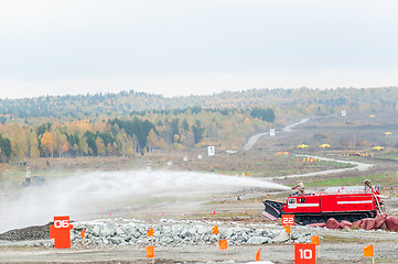 Image showing Direct fire suppression vehicle MPT-521 in action