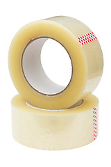 Image showing Two rolls of adhesive tape.