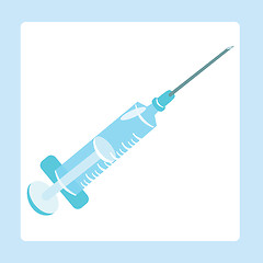 Image showing Medical syringe with the medicine or drug