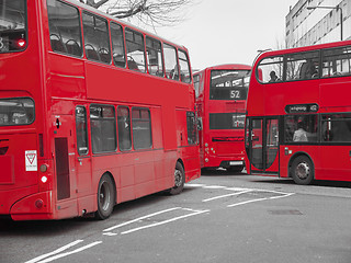 Image showing Red Bus in London