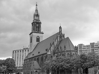 Image showing  Marienkirche in Berlin 