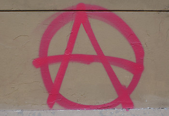 Image showing Anarchy sign