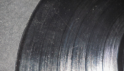 Image showing Scratched record